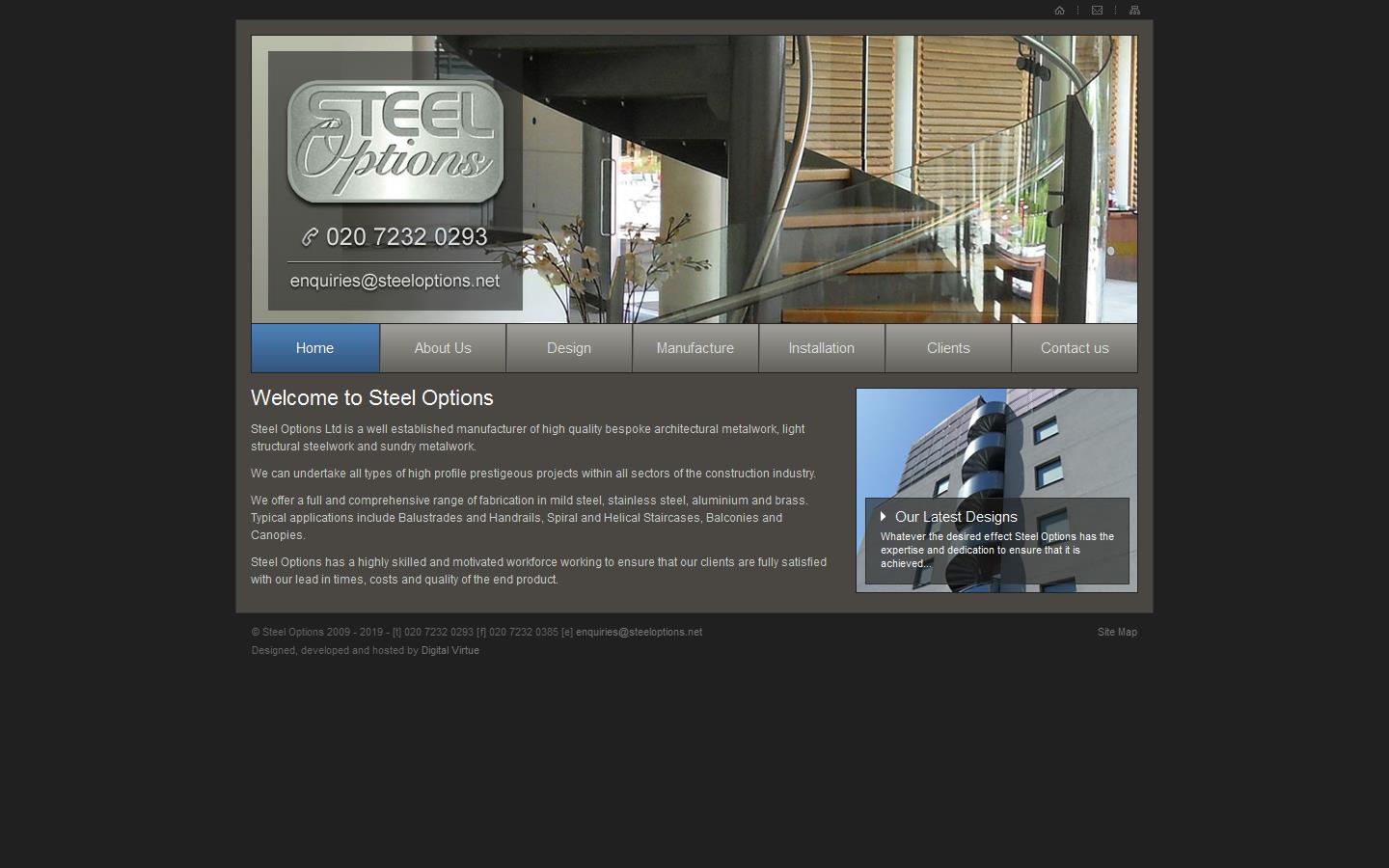 Steel Options Website