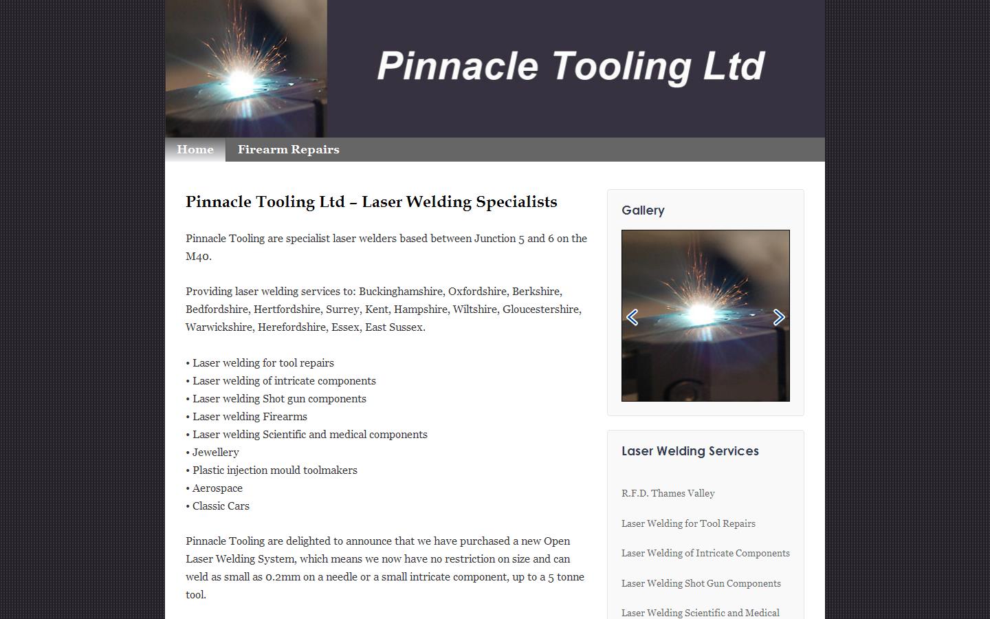 Pinnacle Tooling Website
