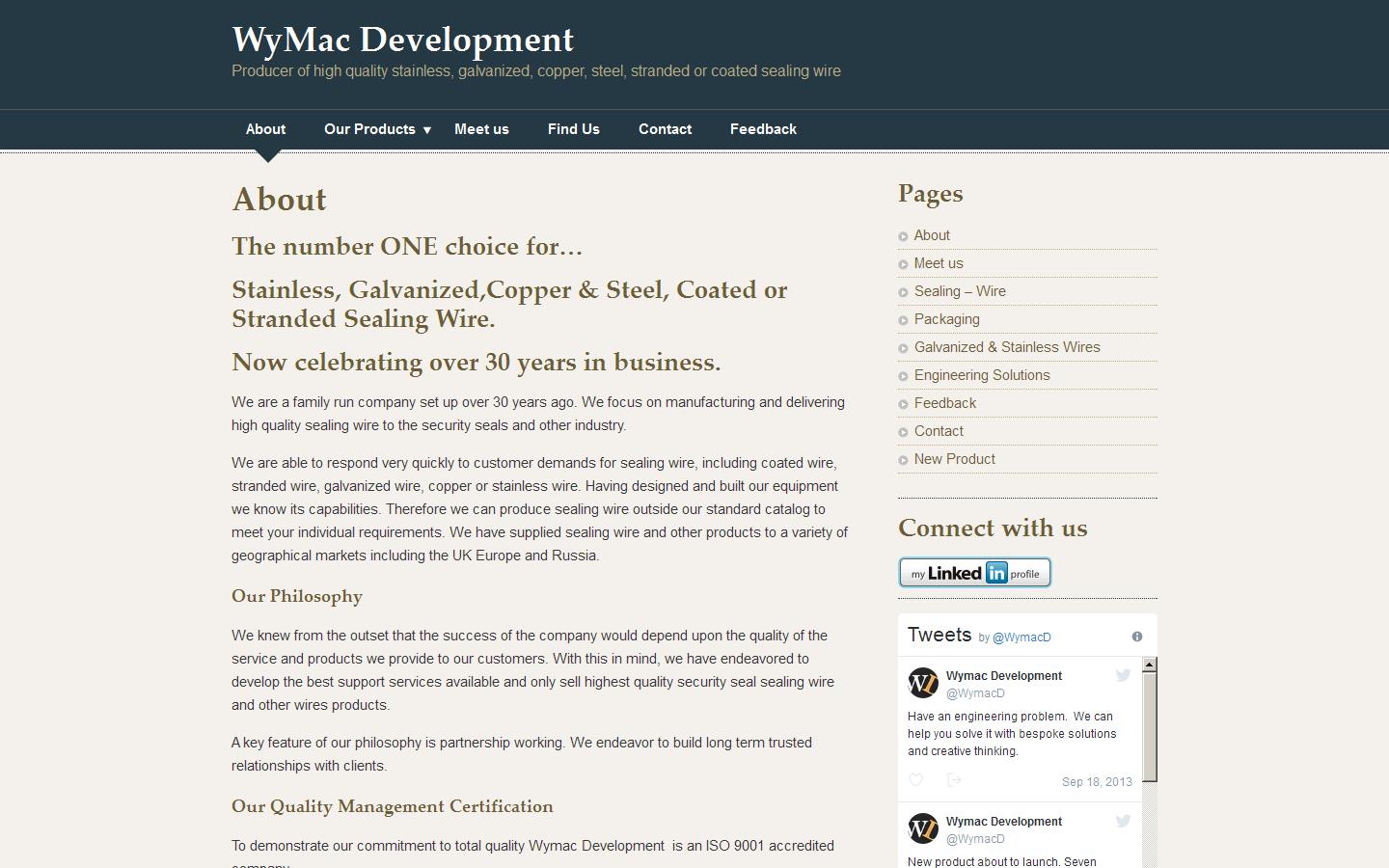 Wymac Development Website
