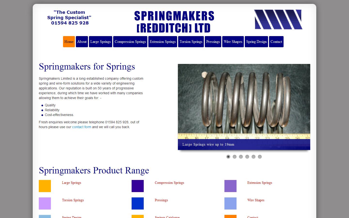 Spring Makers Redditch Website