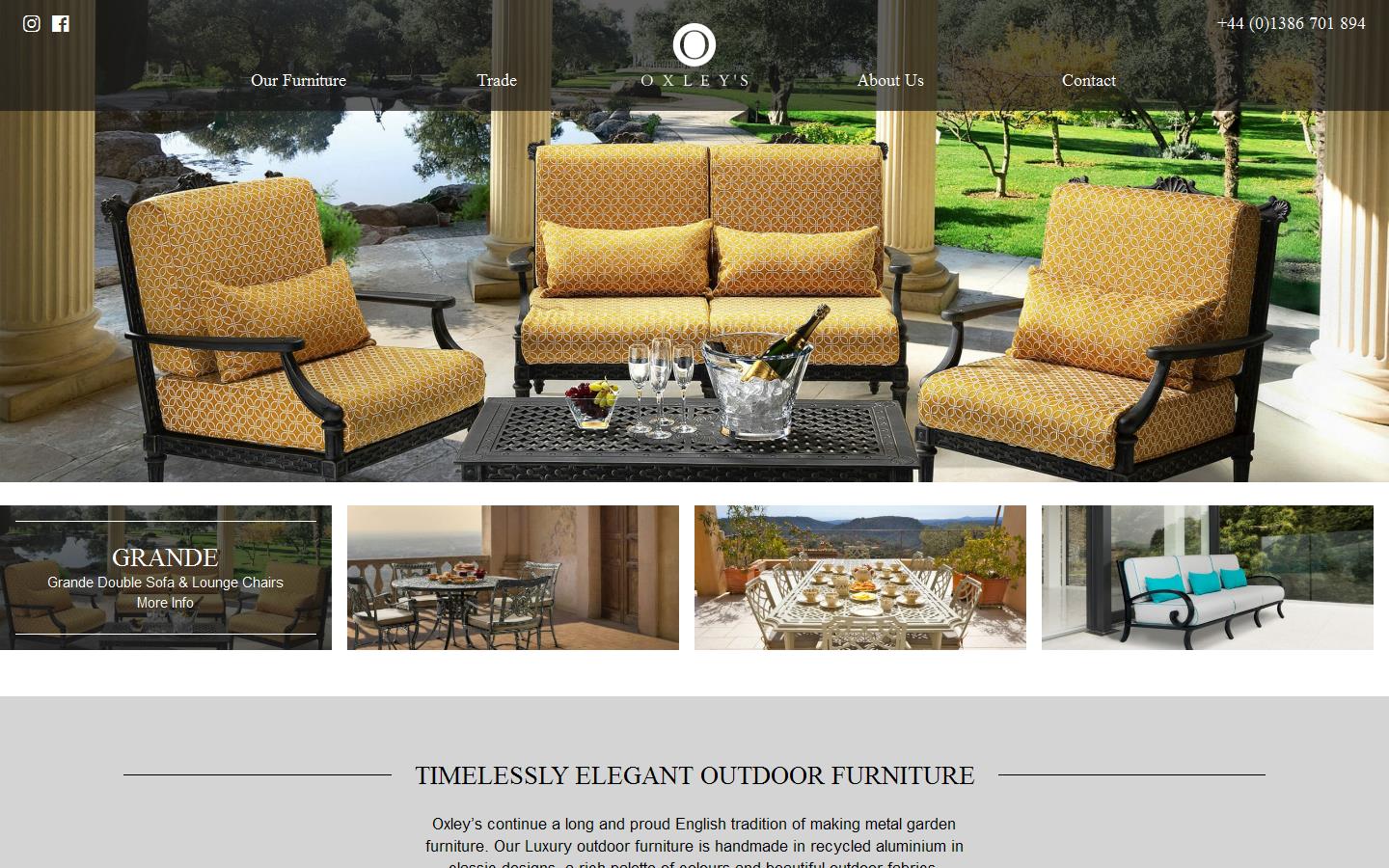 Oxleys Furniture Ltd Website
