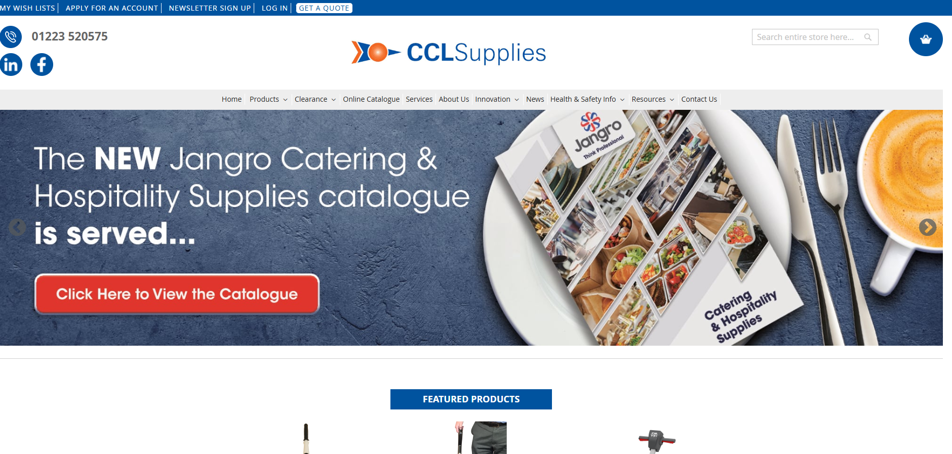 CCL Supplies Website