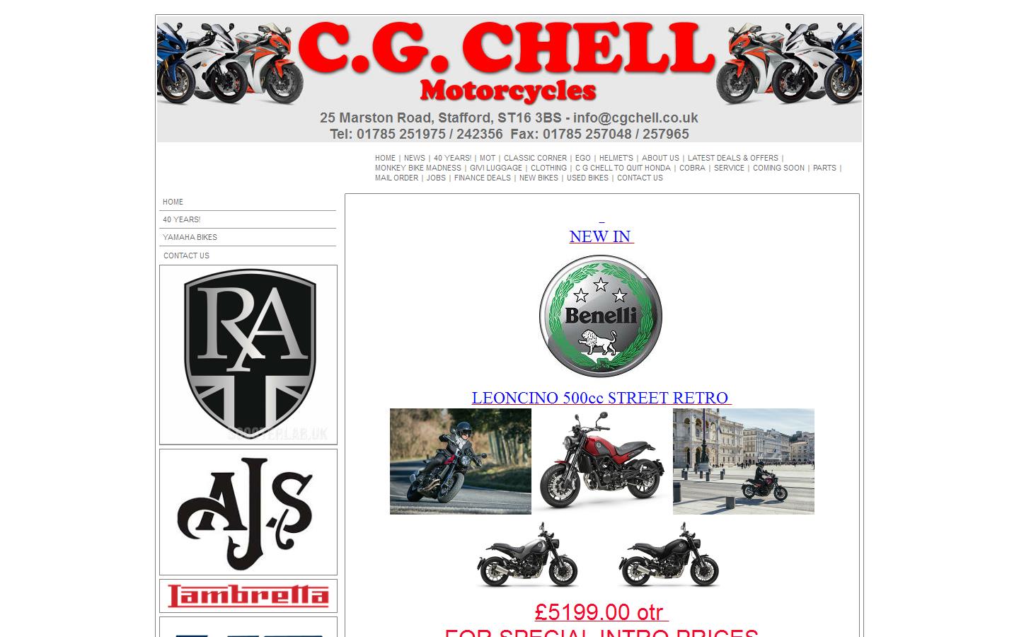 Easy Rider Europe Ltd Website
