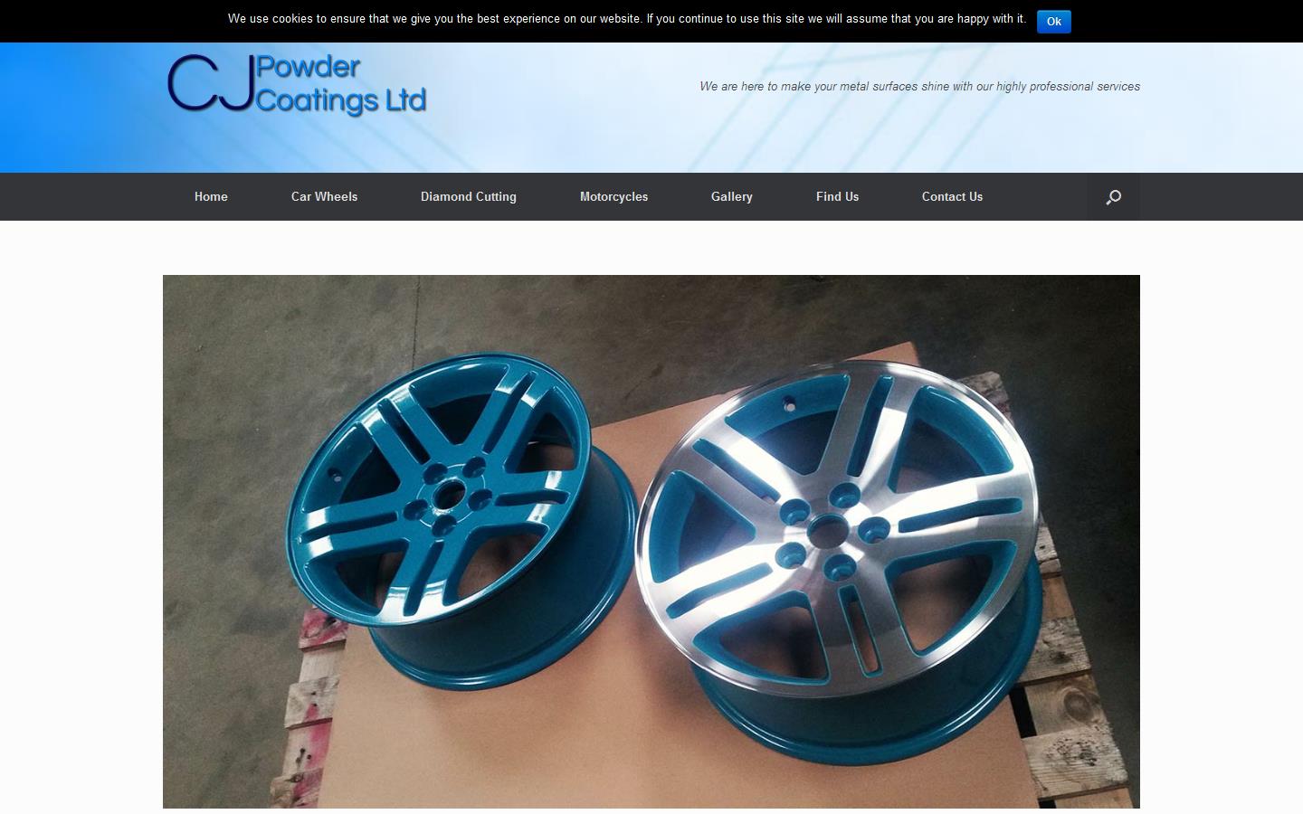 C J Powder Coatings Ltd Website
