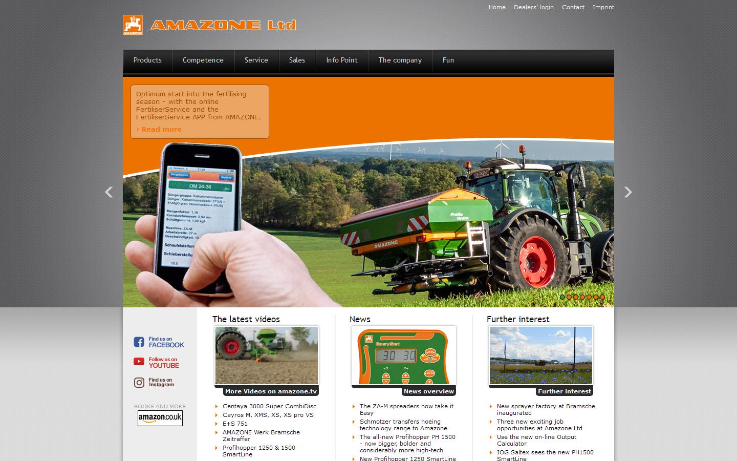 Amazone Ltd Website