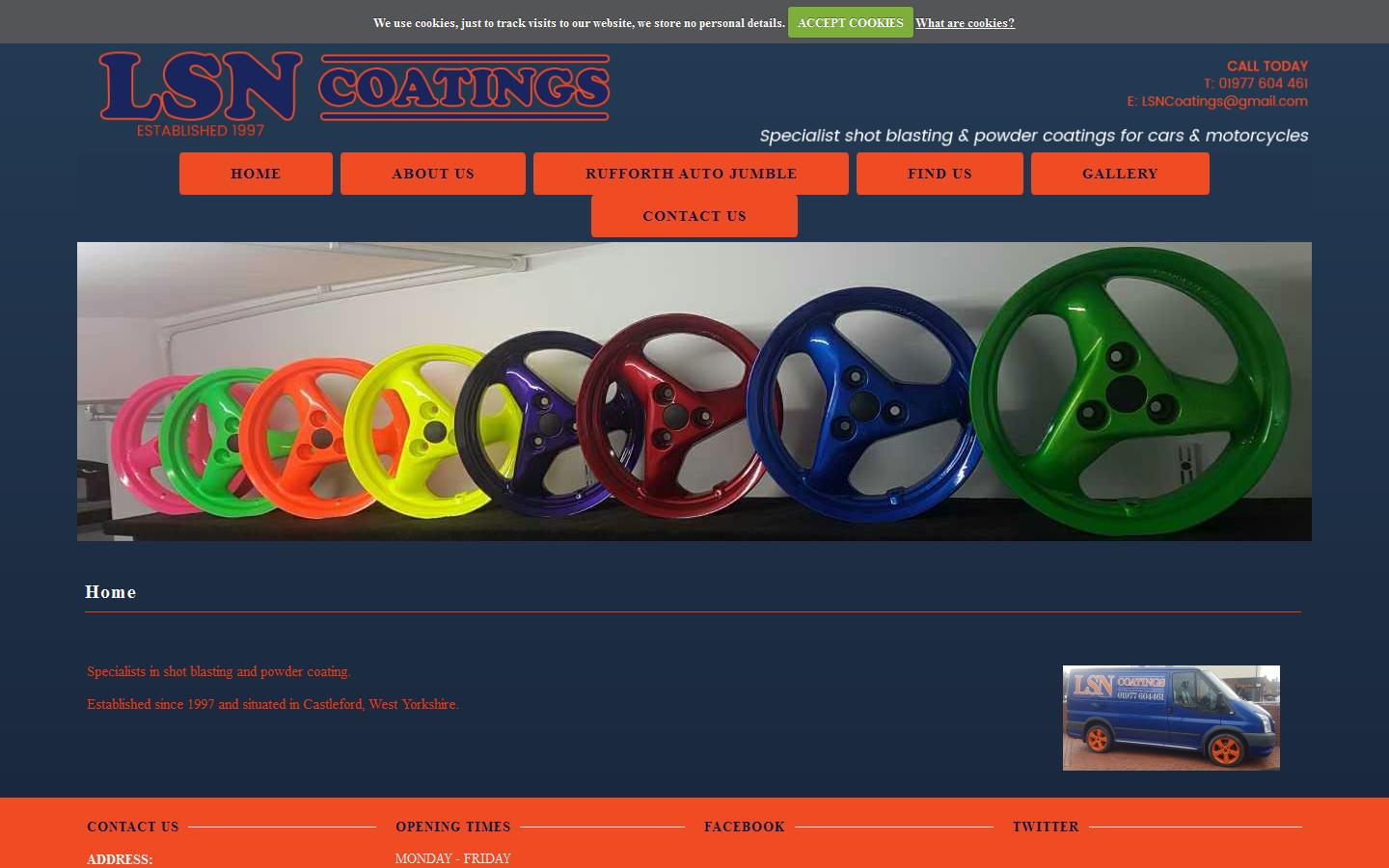 L S N Coatings Website