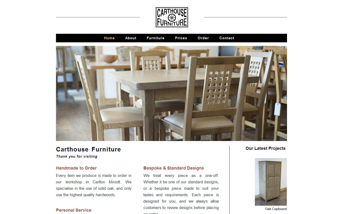 Carthouse Furniture Ltd Website