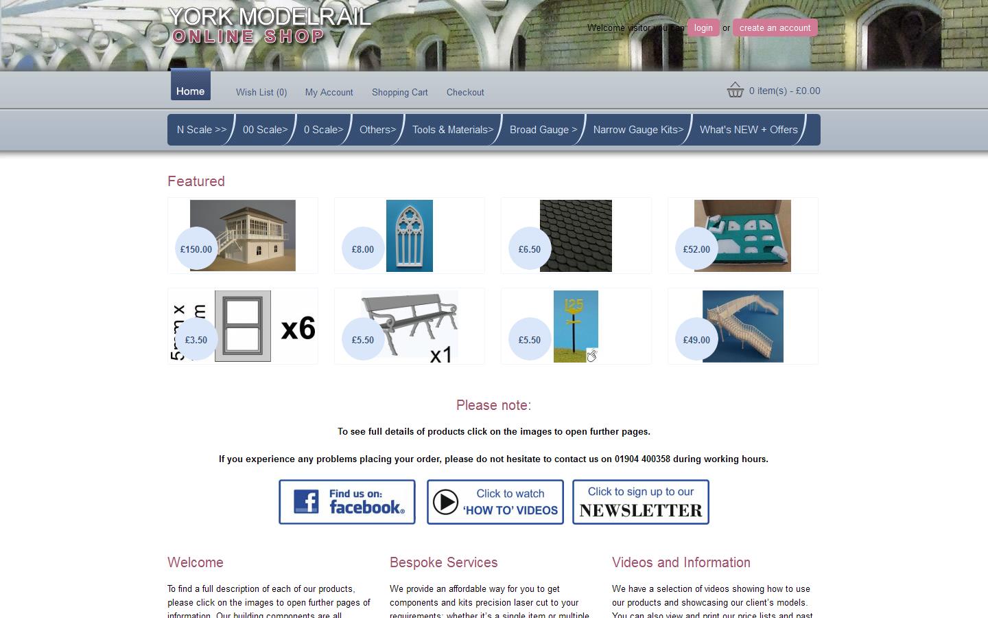 York Modelmaking Ltd Website