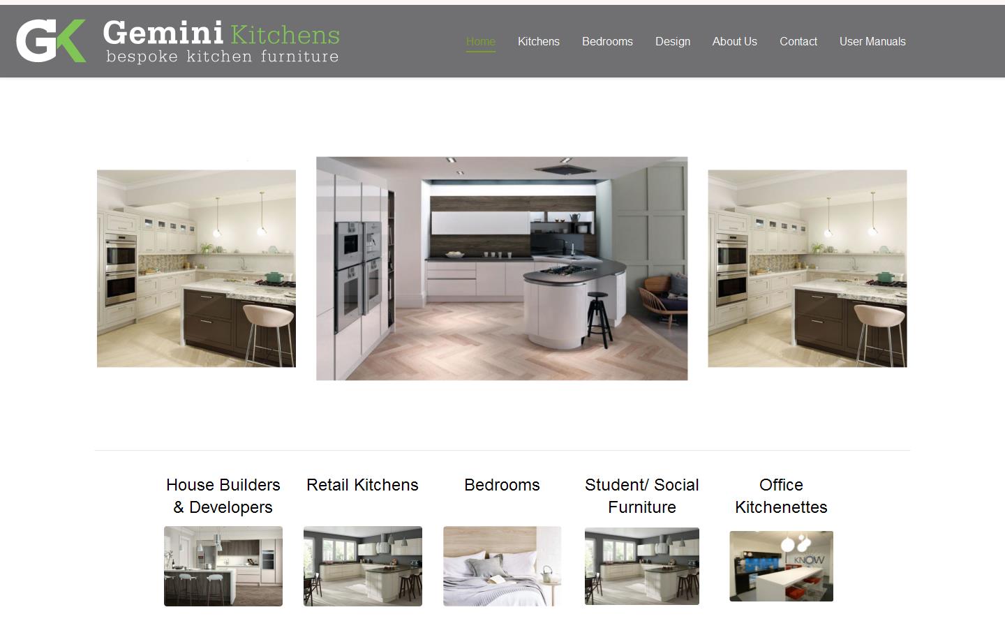 Gemini Kitchens Ltd Website