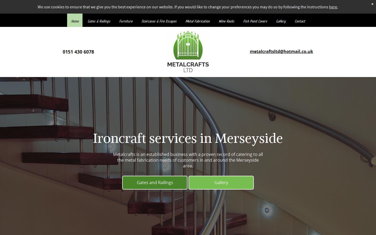 Metalcrafts Ltd Website