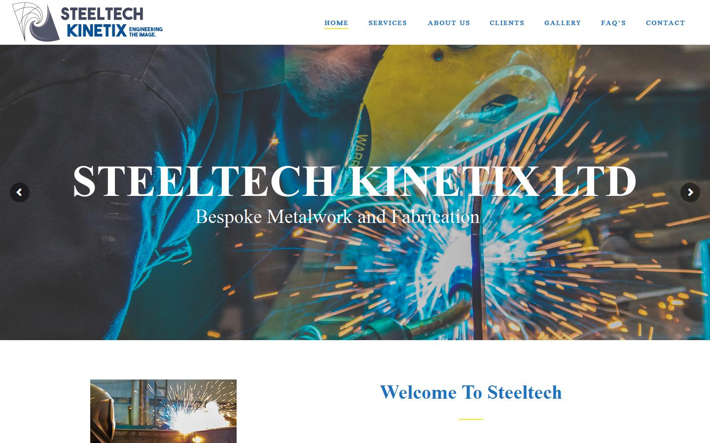 Steeltech Kinetix Northern Ltd Website
