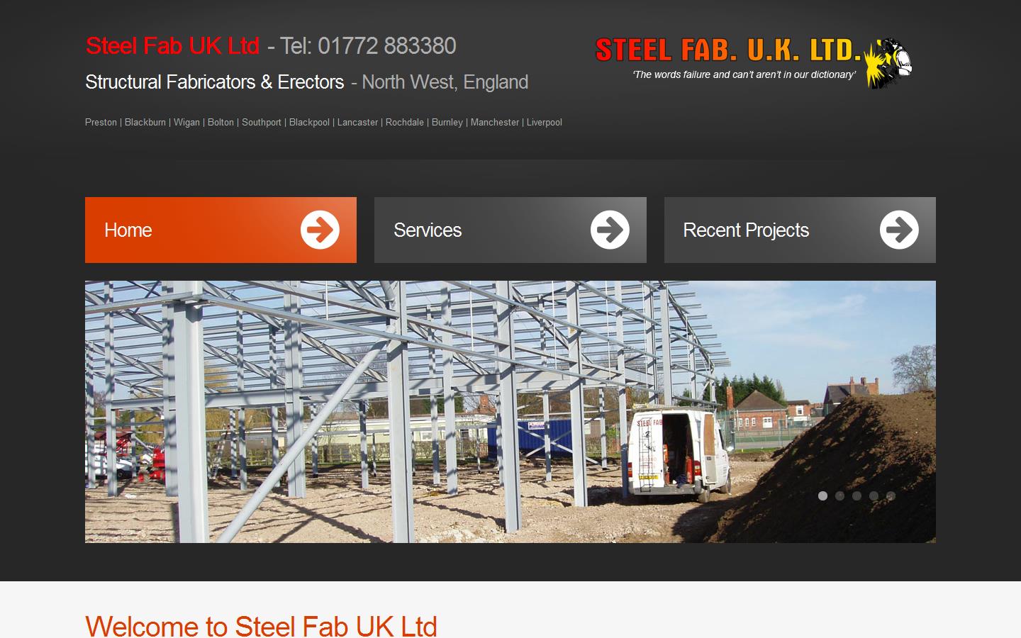 Steel Fab UK Ltd Website