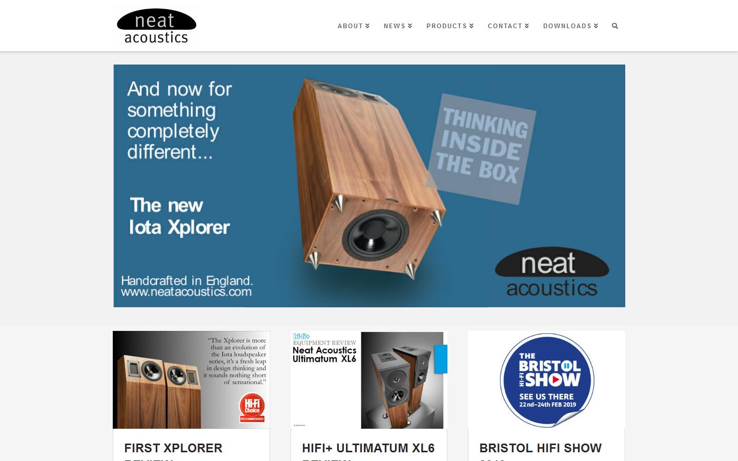 Neat Acoustics Website