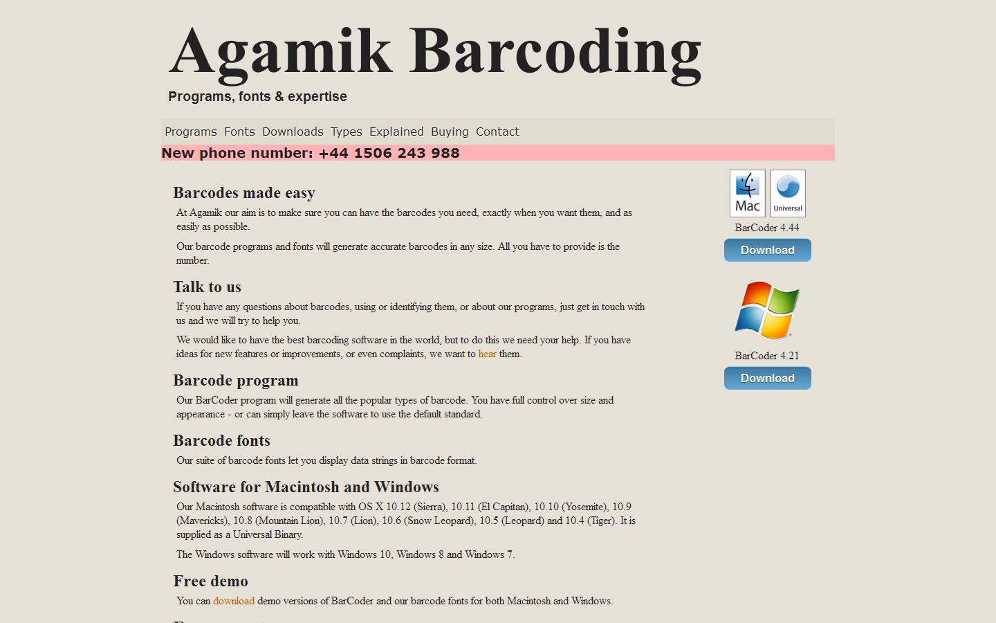 Agamik Ltd Website