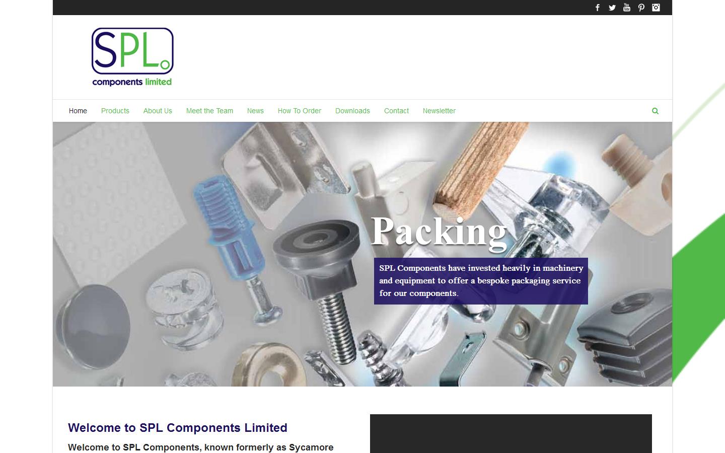S P L Components Ltd Website