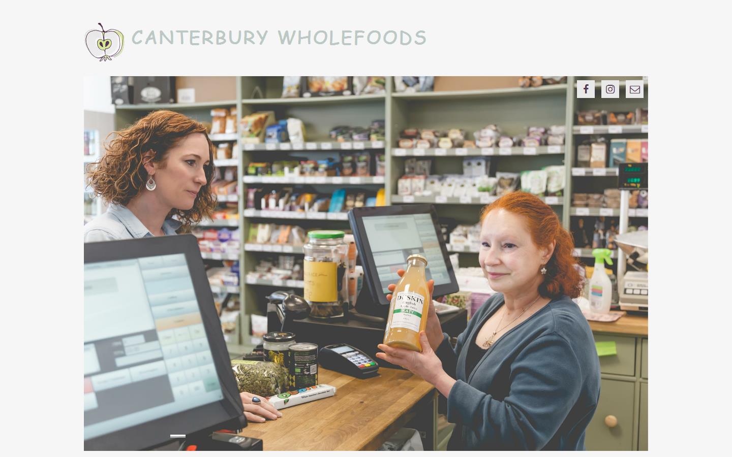 Canterbury Wholefoods Website