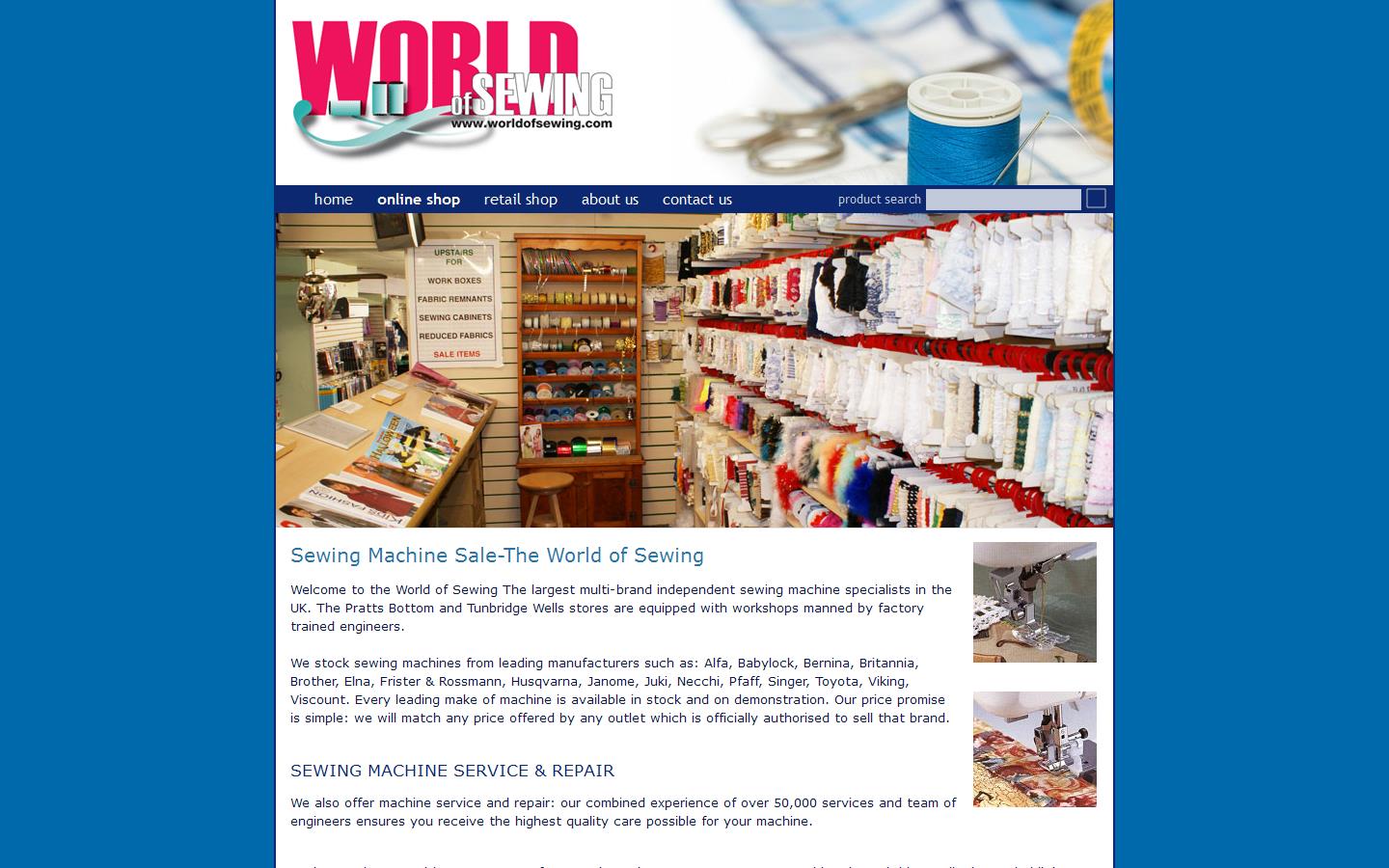 World of Sewing Website