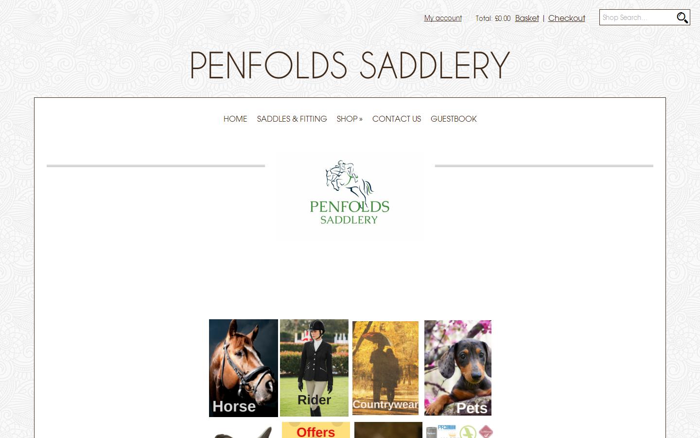 Penfolds Saddlery Website