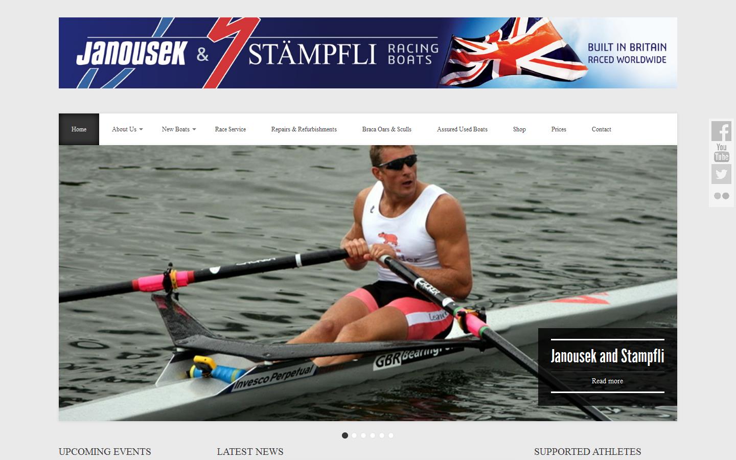 Janousek Racing Boats Ltd Website