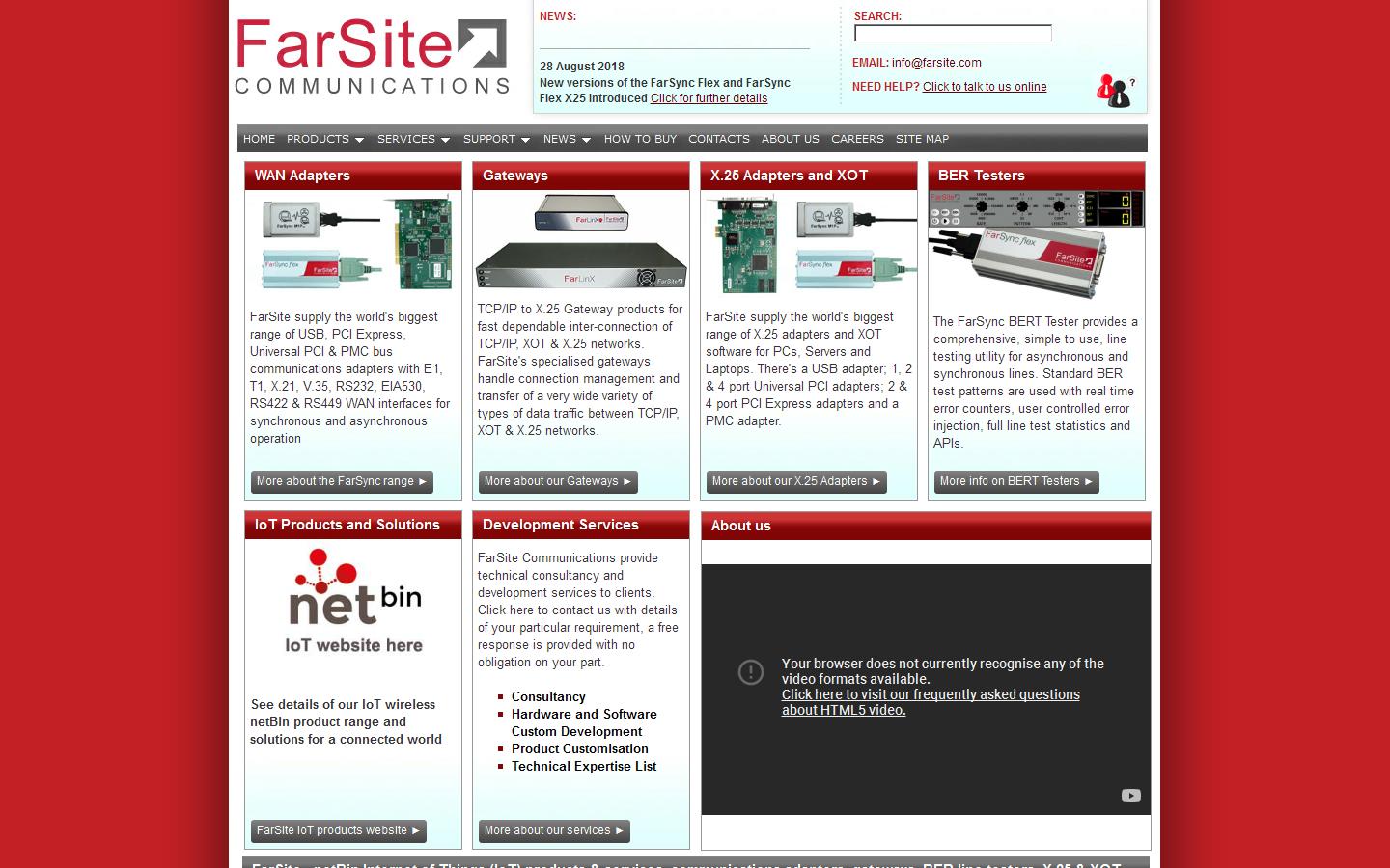 Farsite Communications Website