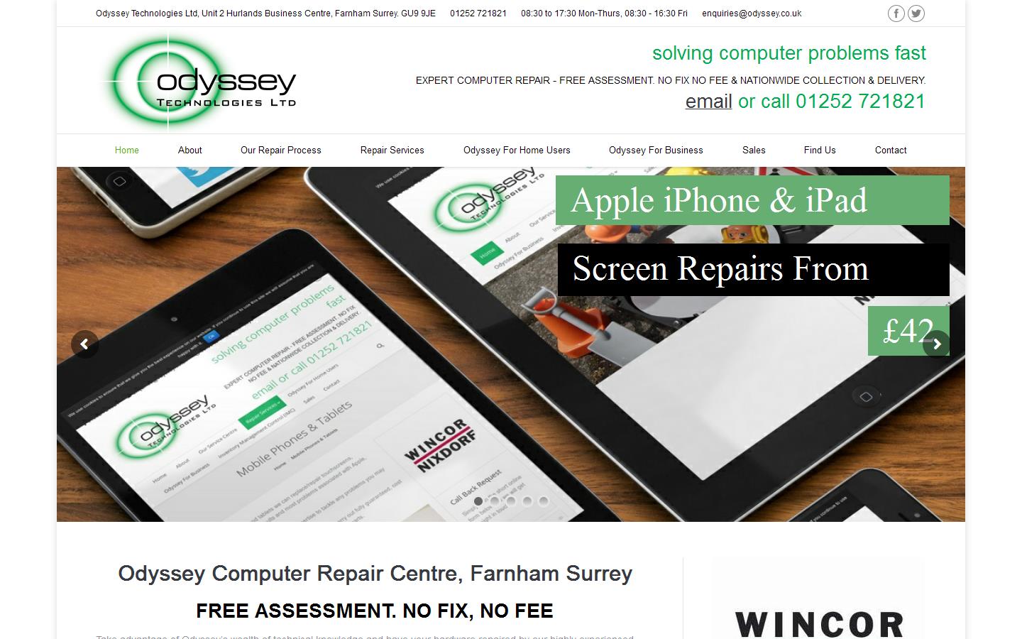 Odyssey Technologies Ltd Website