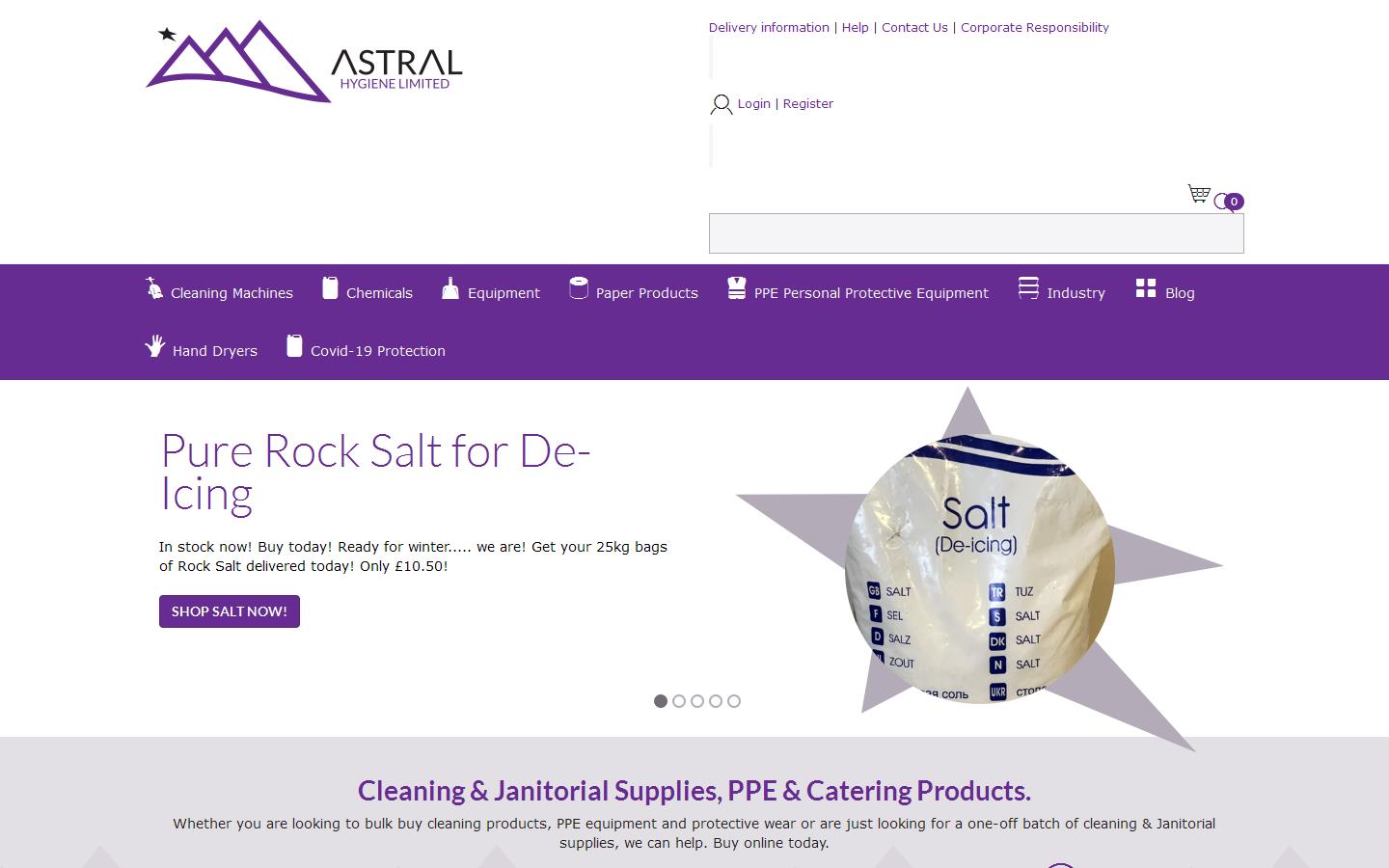 Astral Hygiene Ltd Website
