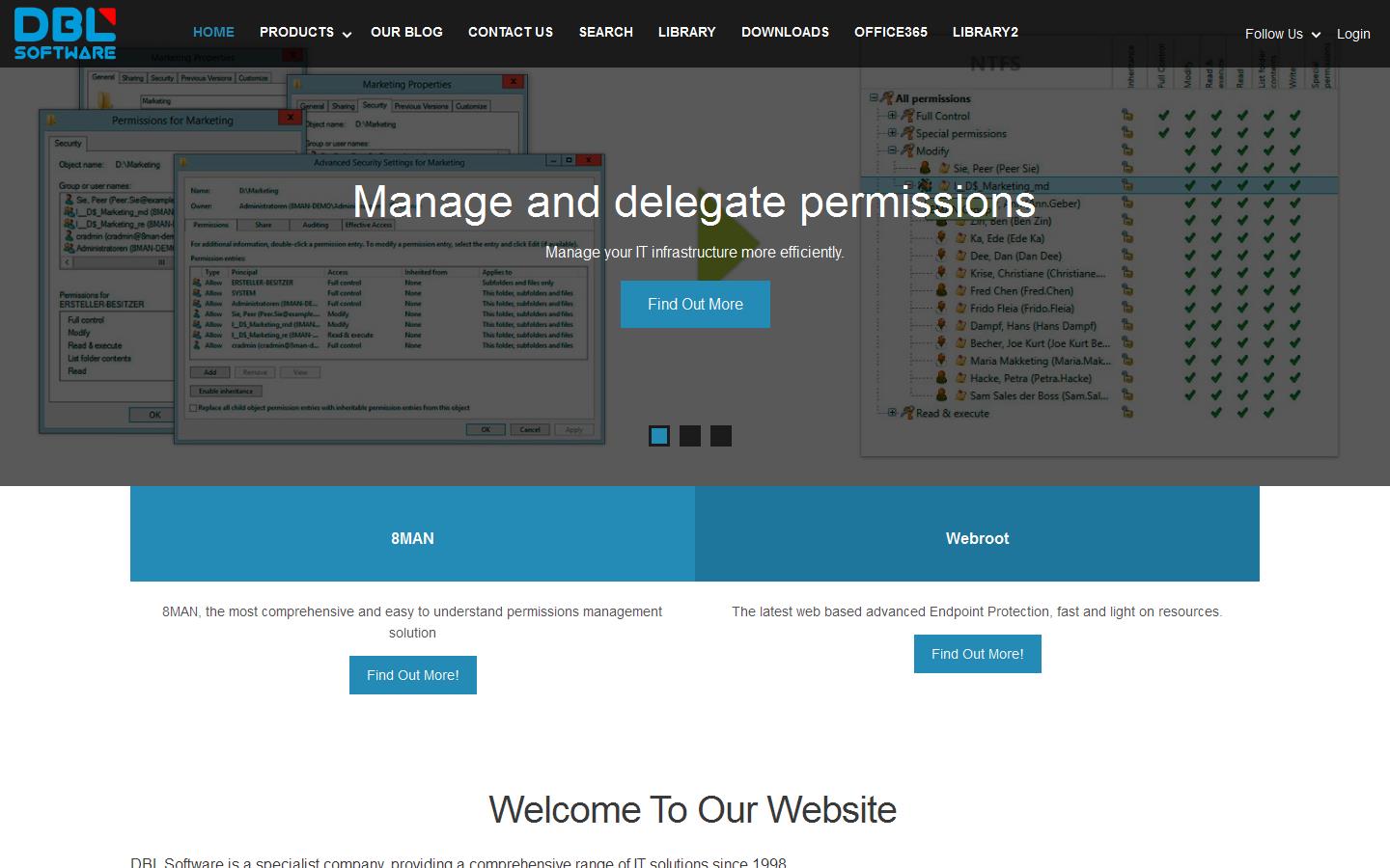 D B L Software Website