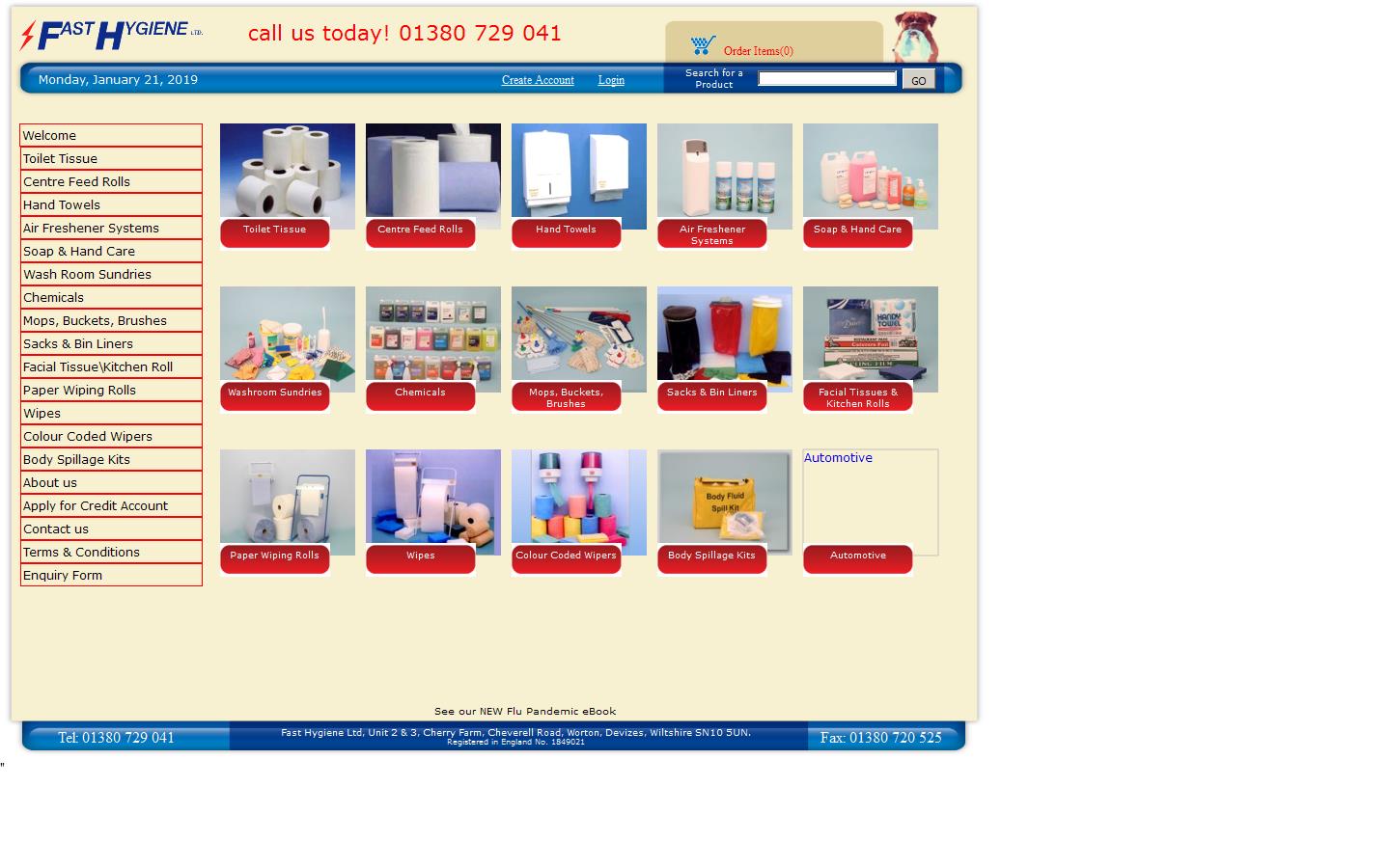 Fast Hygiene Ltd Website