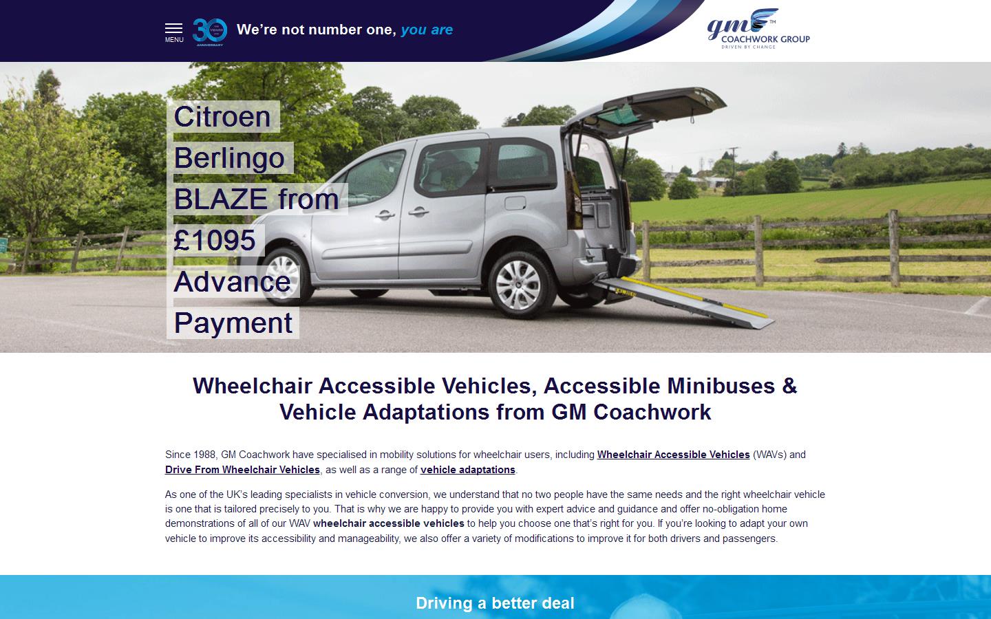 G M Coachwork Group Website