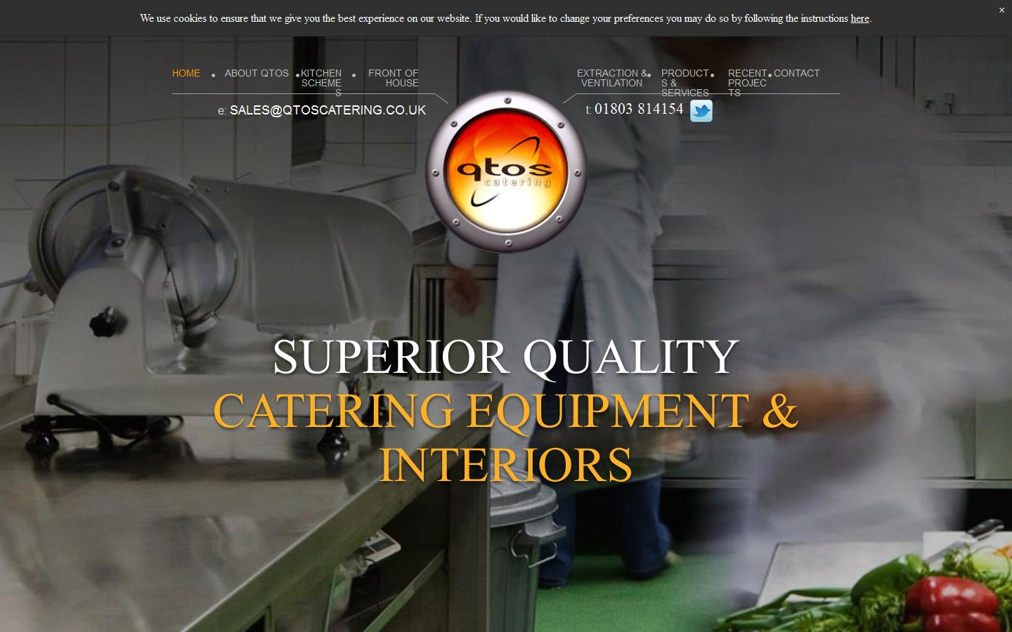 Qtos Catering Website