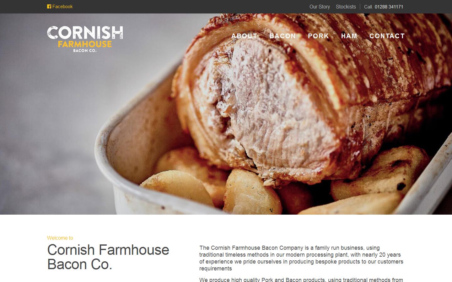 The Cornish Farmhouse Bacon Company Website