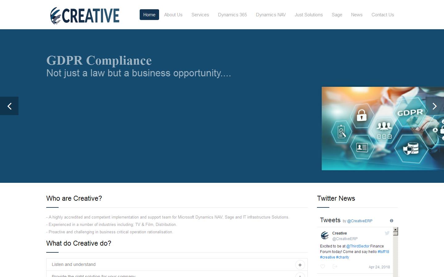 Creative Computing Solutions Ltd Website