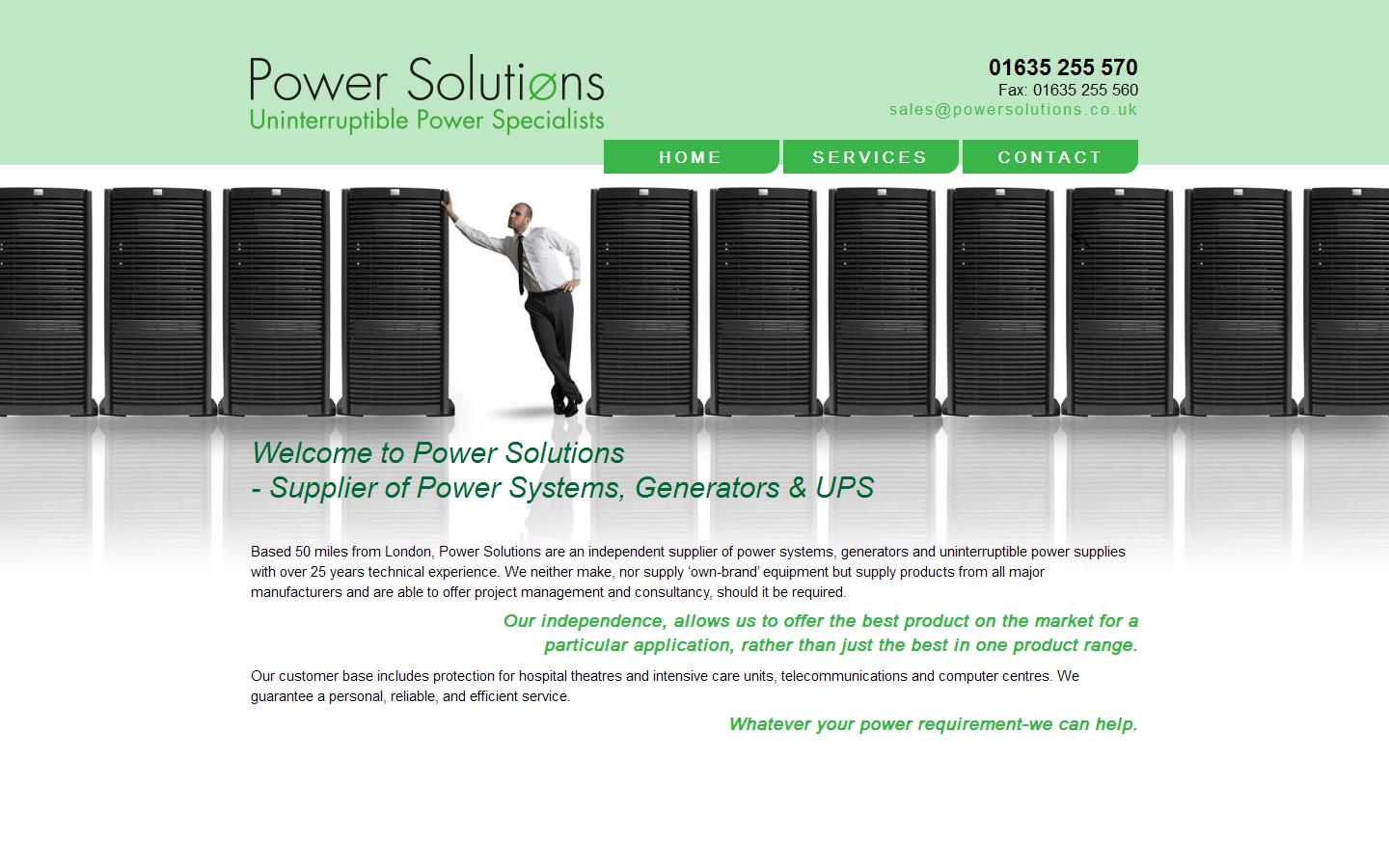 Power Solutions Website
