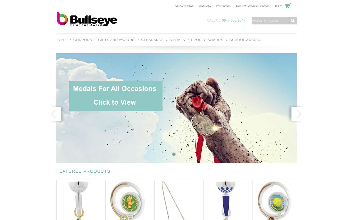 Bullseye Awards & Garments Ltd Website