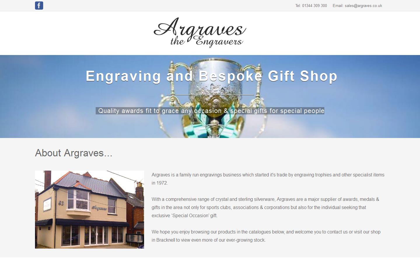 Argraves the Engravers Website