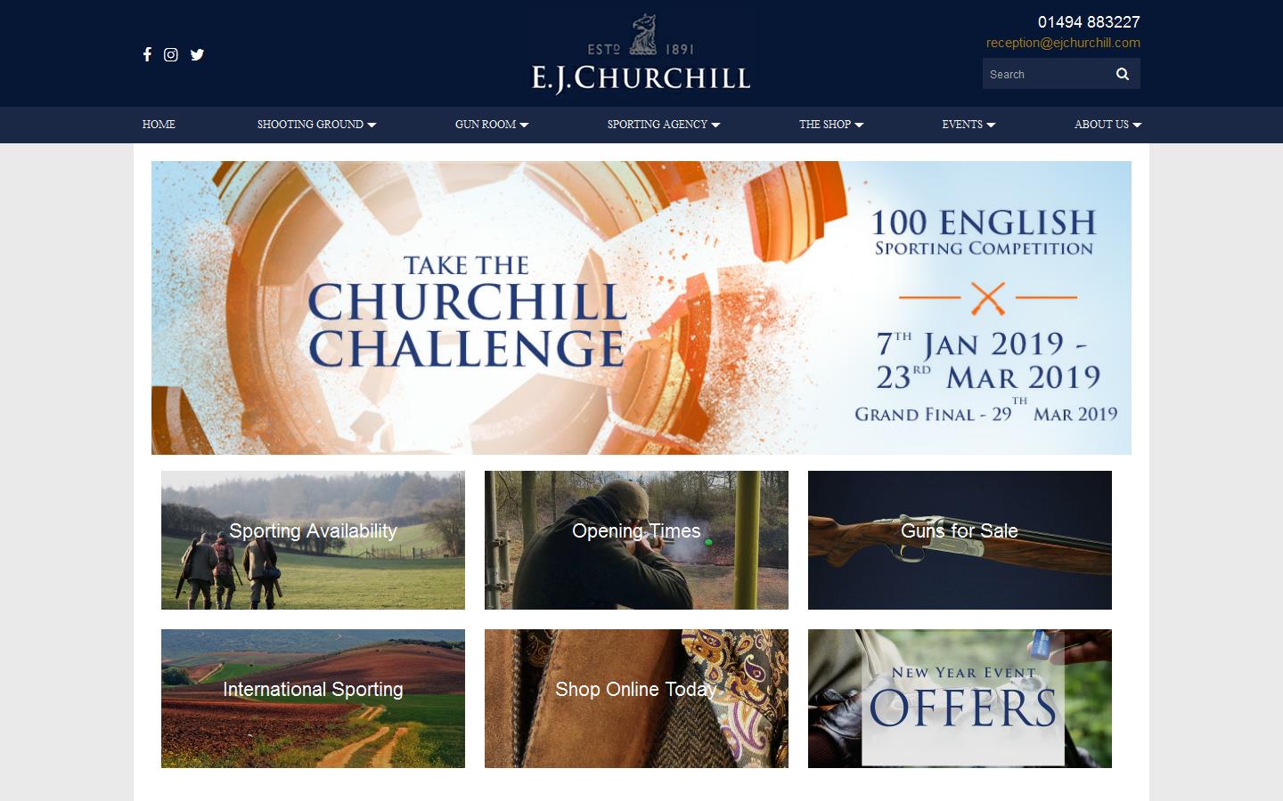 E J Churchill Shooting Ground Website