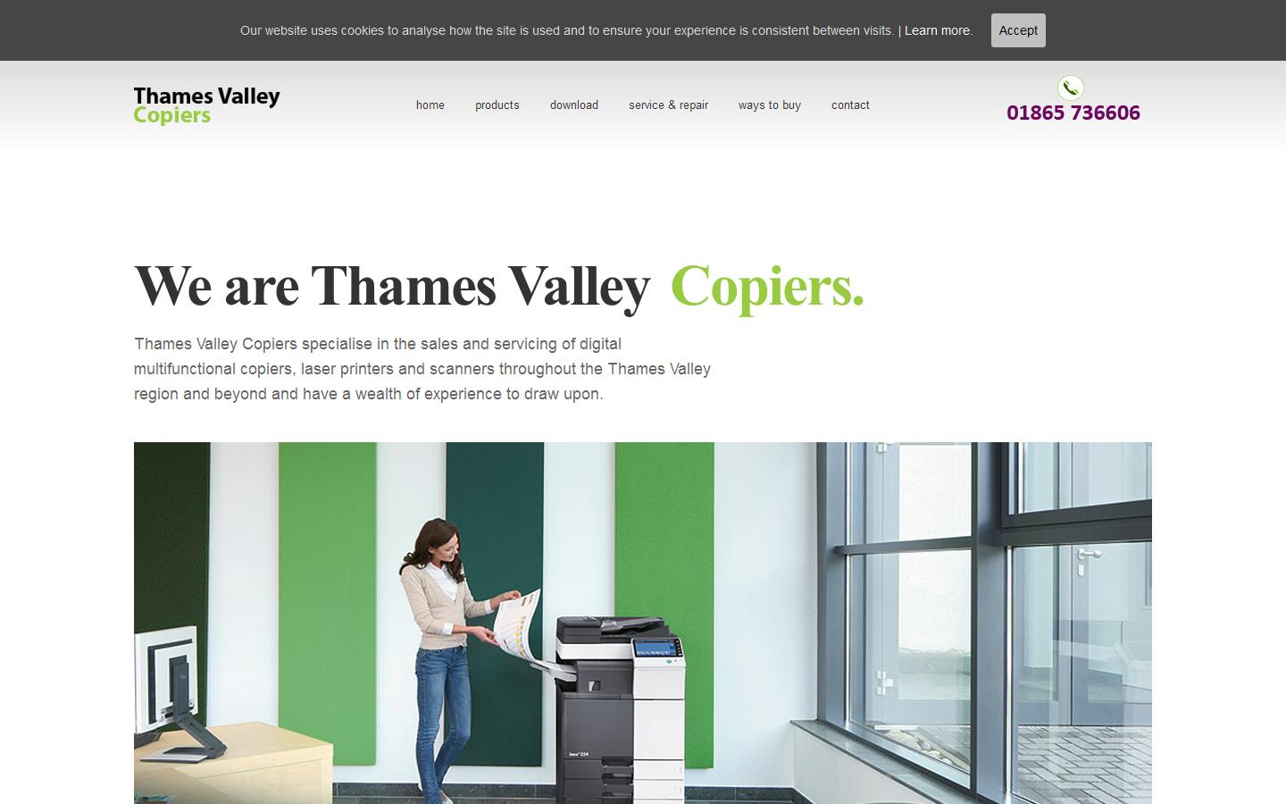 Thames Valley Copiers Website