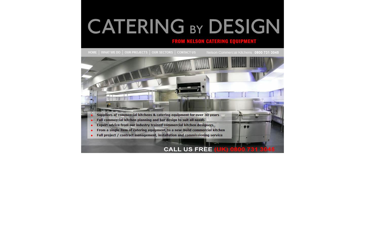 Nelson Catering Equipment Website