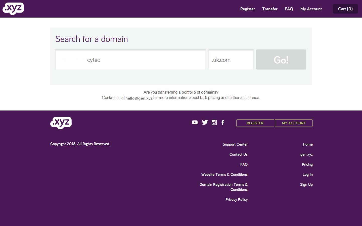 Cytec Computer Systems Ltd Website