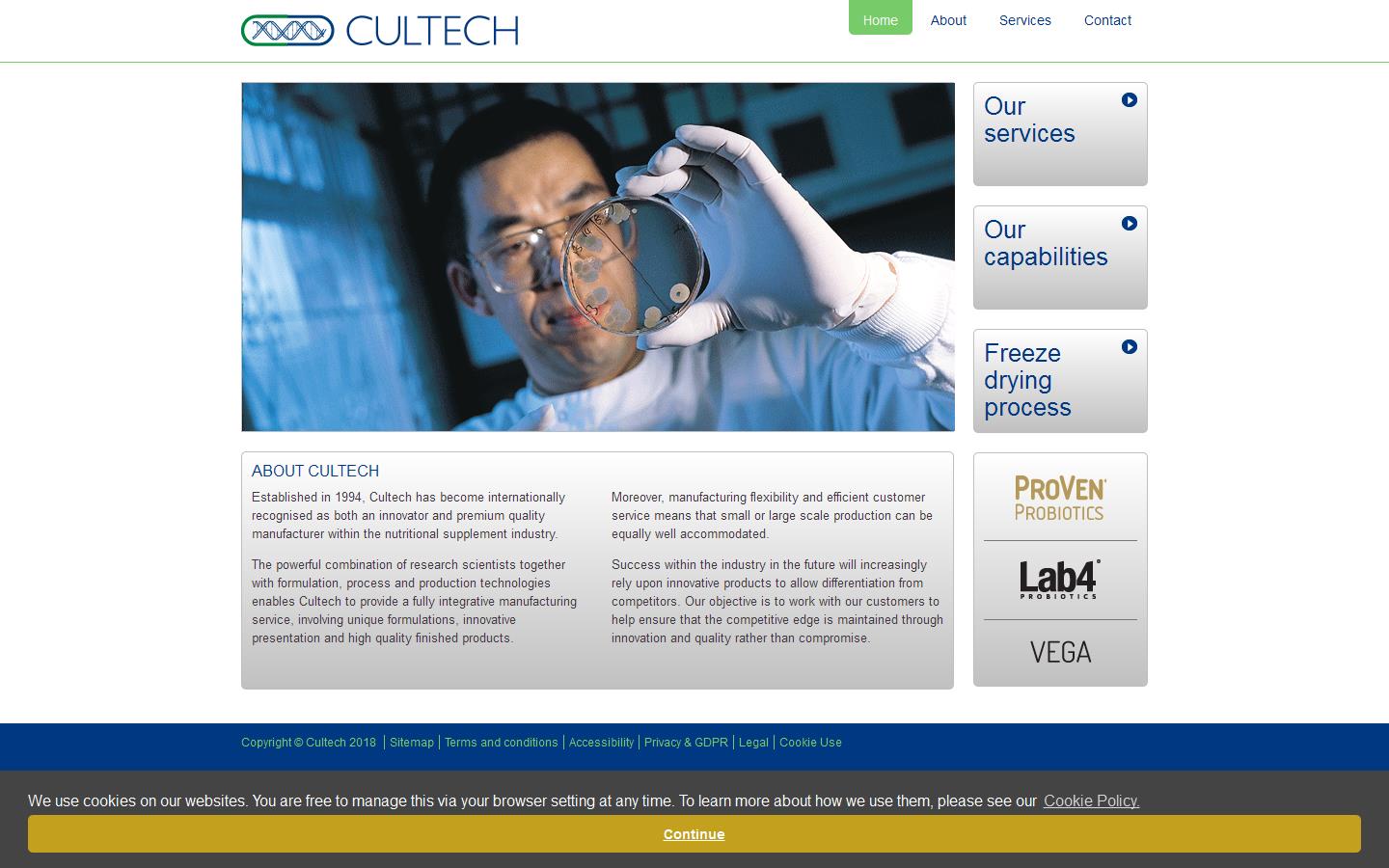 Cultech Website