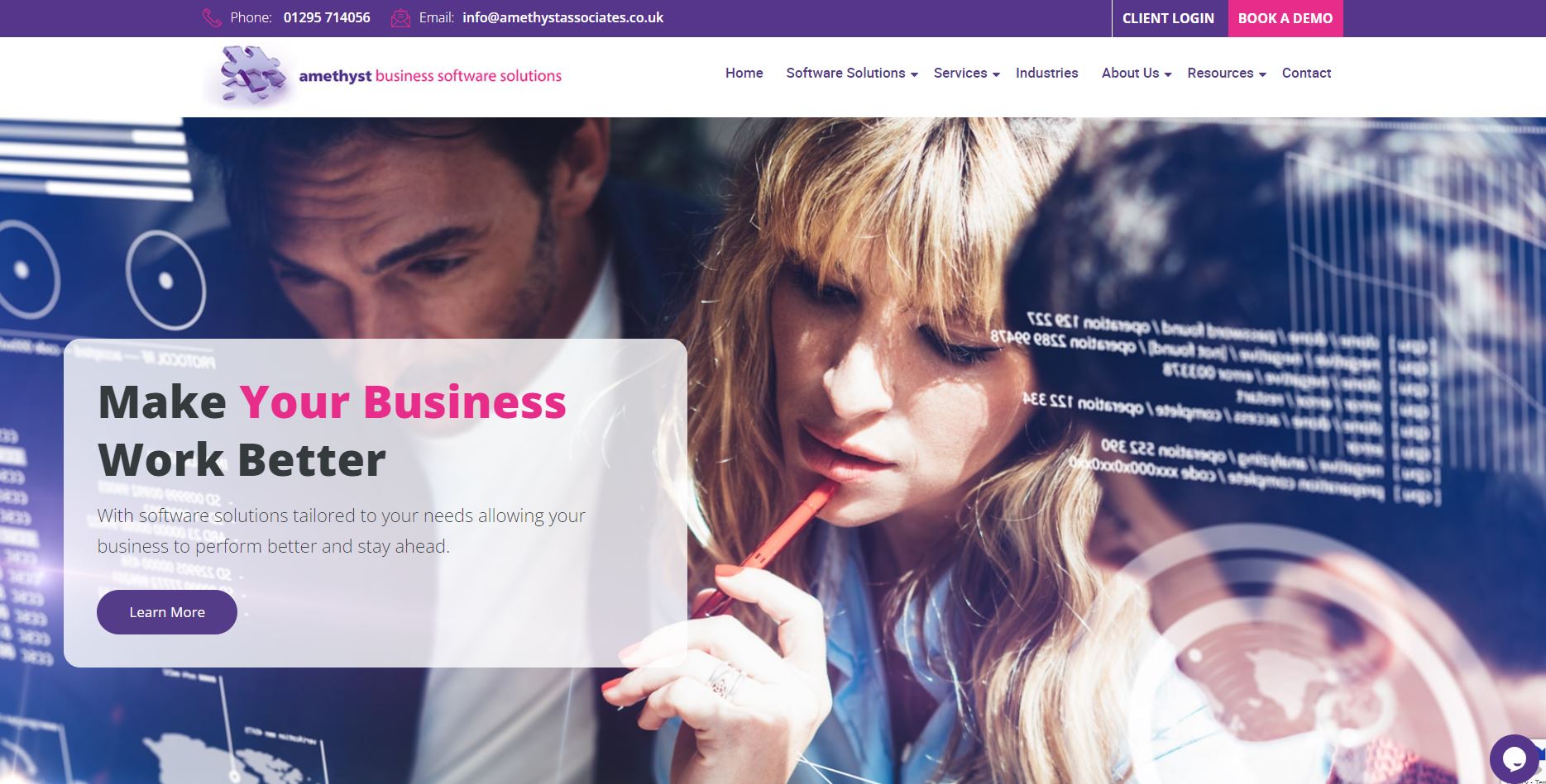 Amethyst Associates Ltd Website