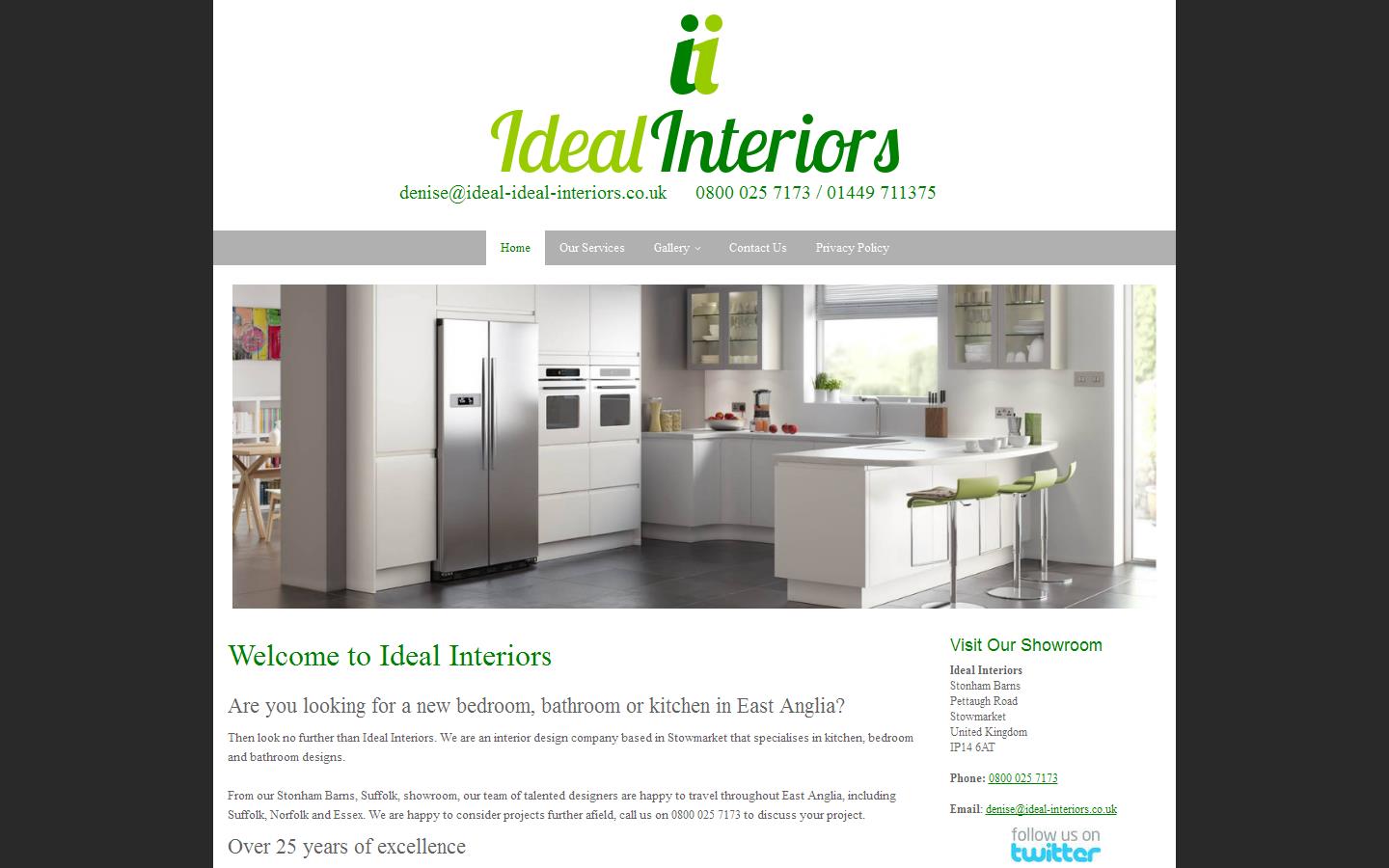 Ideal Interiors Website