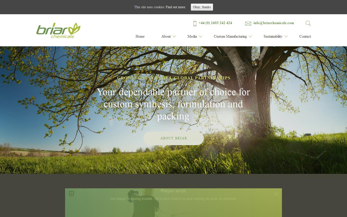 Briar Chemicals Website