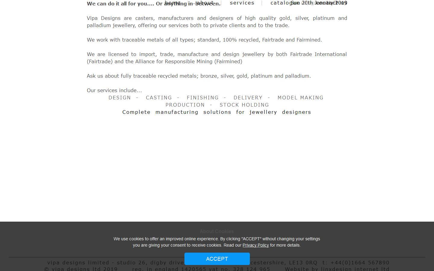 Vipa Designs Website