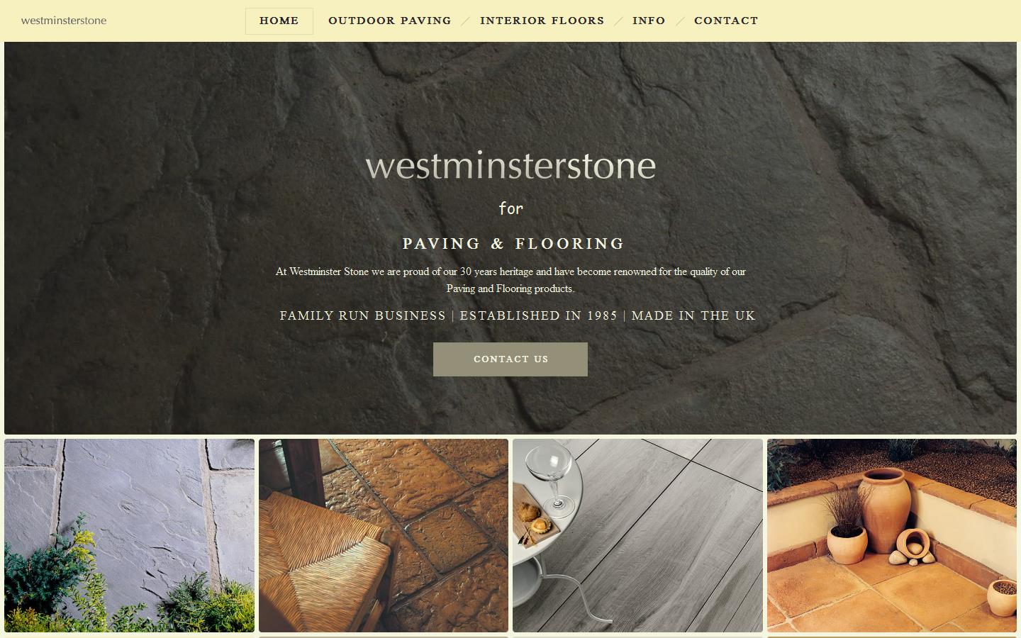 Westminster Stone Website