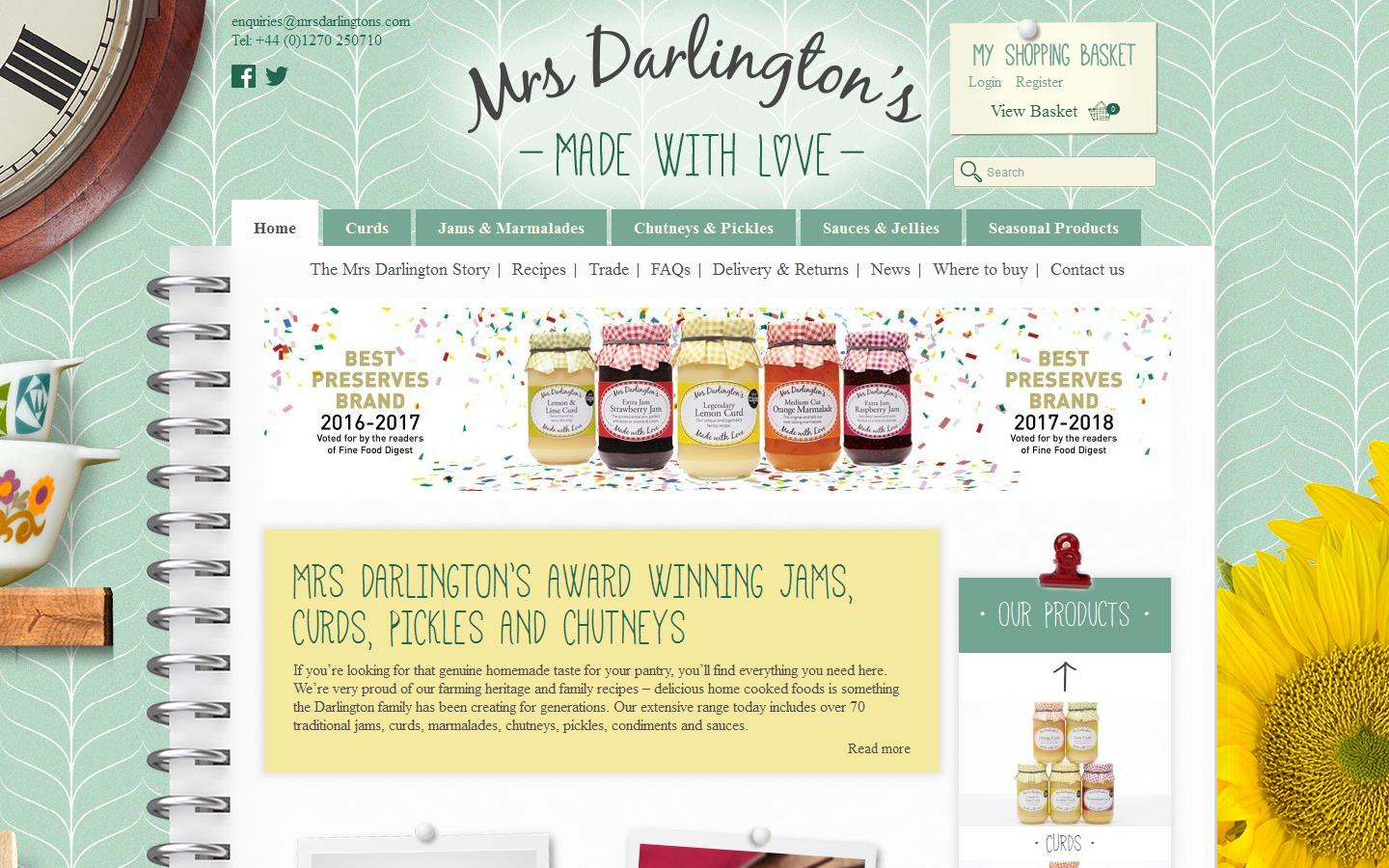 Darlington & Daughters Website