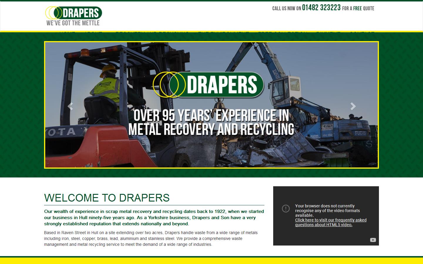 Drapers Website