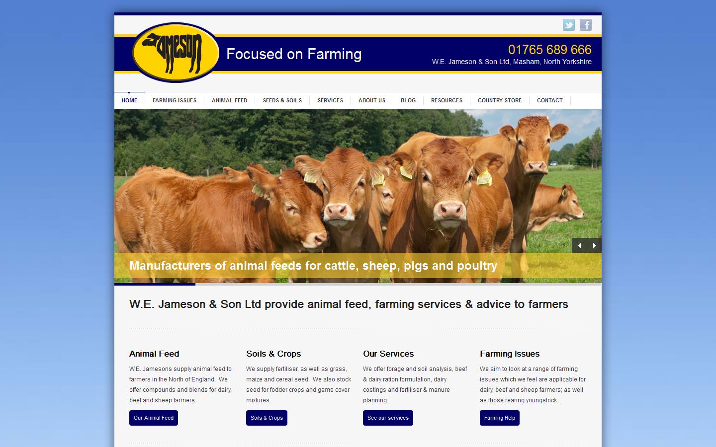 Jameson W E & Son Ltd Website