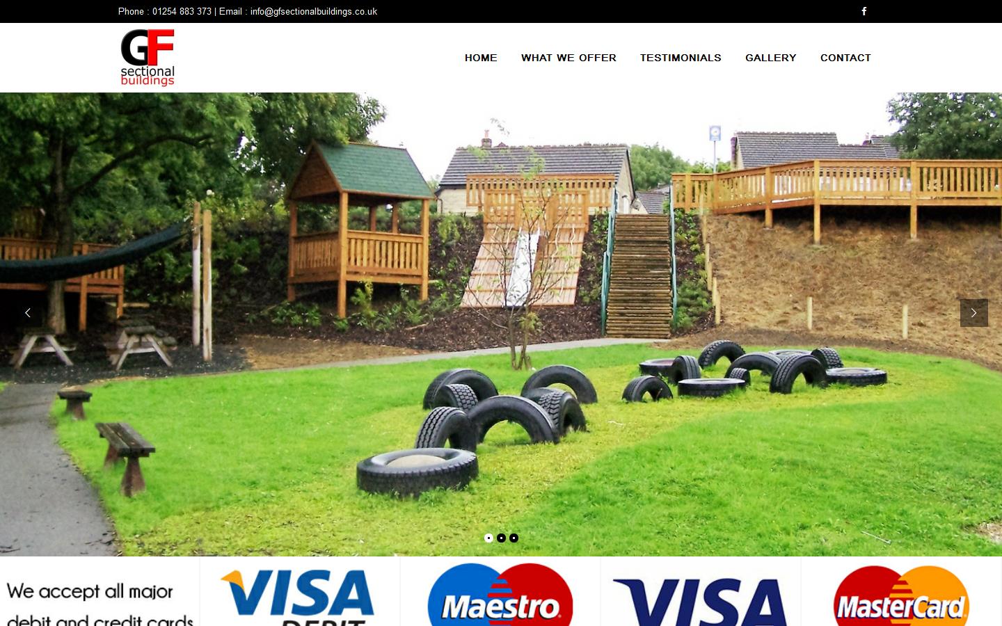 G F Sectional Buildings Website