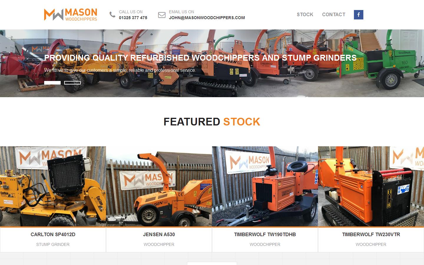 Mason Woodchippers Ltd Website